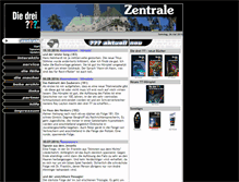 Tablet Screenshot of diedreifragezeichen.de